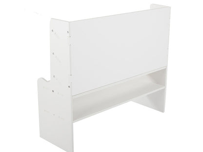 Tyylikäs ja tilava työpöytäorganisaattori (valkoinen)