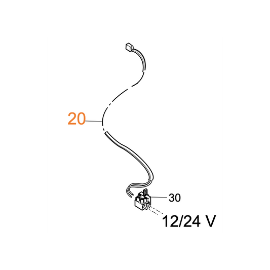 Virtajohto 12/24V Truma iNET Box