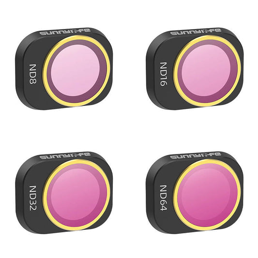 4 Lens Filters ND8, 16, 32, 64 Sunnylife for DJI MINI 4 PRO - Kotikauppa