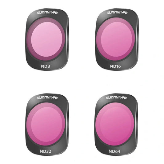 4 filters ND8+ND16+ND32+ND64 Sunnylife for Pocket 3 - Kotikauppa