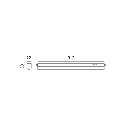 4W LED-yleisvalaisin WL - 40cm 4000K 440lm