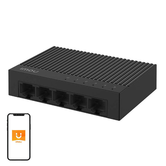 5-port 100 Mb/s LAN Switch IMOU SF105C - Kotikauppa