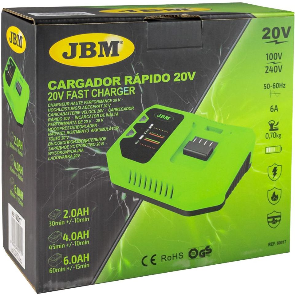 JBM 20v akkulaturi 6a