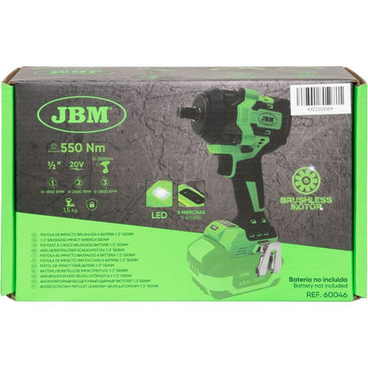 JBM 3/4" mutterinväännin 1300nm, runko