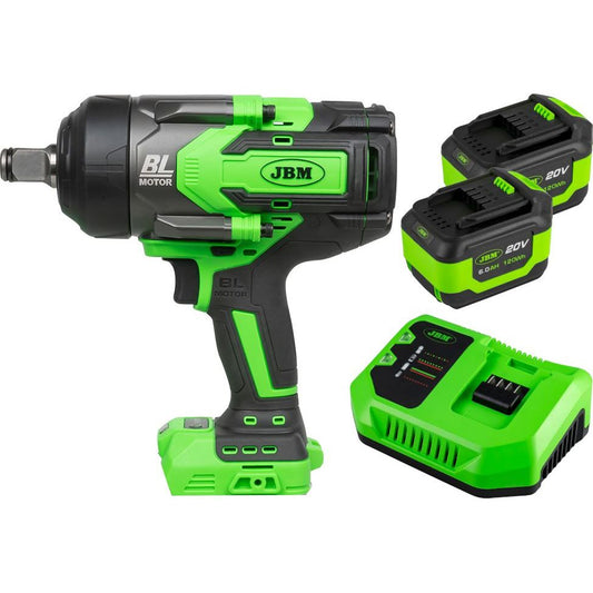 JBM 3/4" 20v mutterinväänninsarja 1300nm 2x6ah