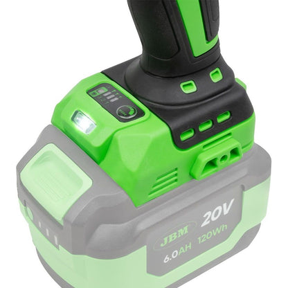 JBM 3/4" 20v mutterinväänninsarja 1300nm 2x6ah