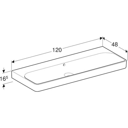 PESUALLAS SMYLE SQUARE KERATECT 1200x480mm