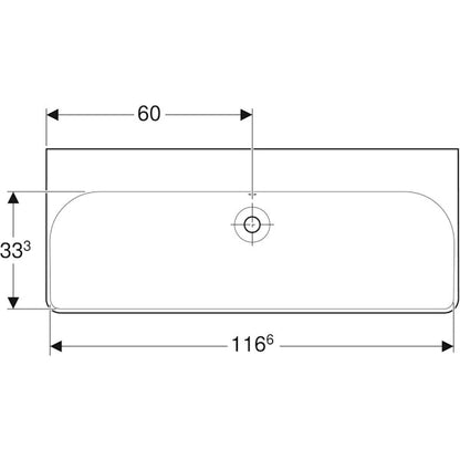 PESUALLAS SMYLE SQUARE KERATECT 1200x480mm