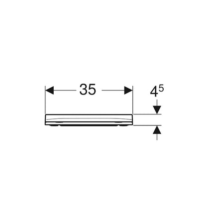 WC-ISTUINKANSI GEBERIT SMYLE SQUARE SANDWICH DESIGN