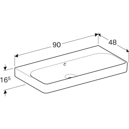 PESUALLAS SMYLE SQUARE PESUALLAS 900x480mm