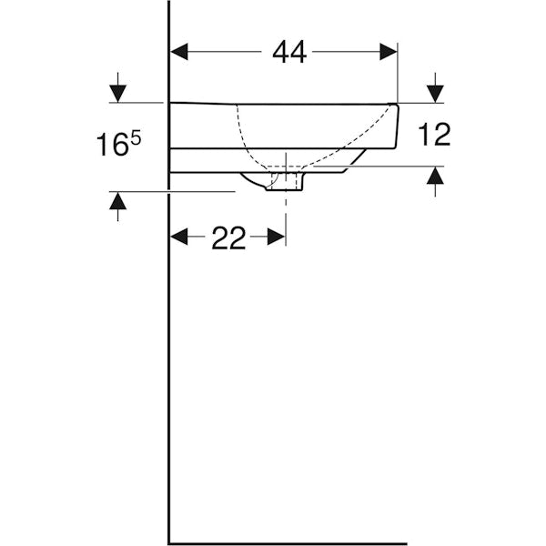 PESUALLAS SMYLE SQUARE PESUALLAS 550x440mm