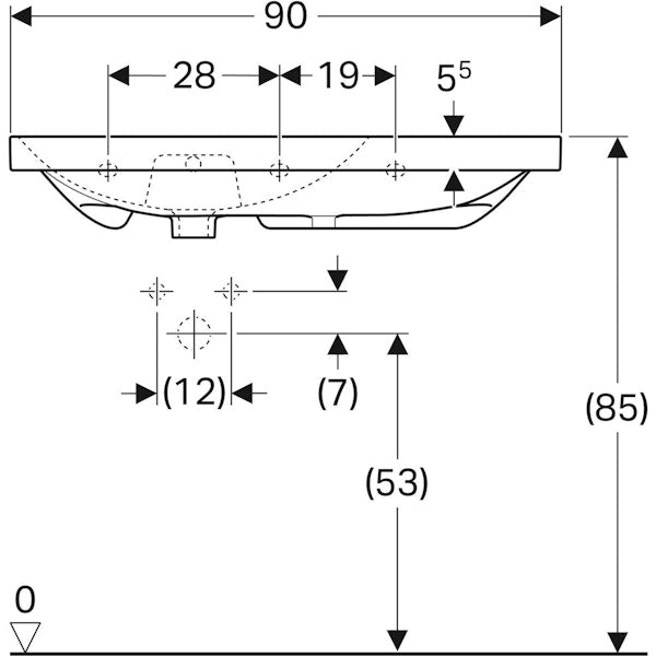 PESUALLAS ACANTO LASKUTASO OIKEALLA, KERATECT 900x482mm