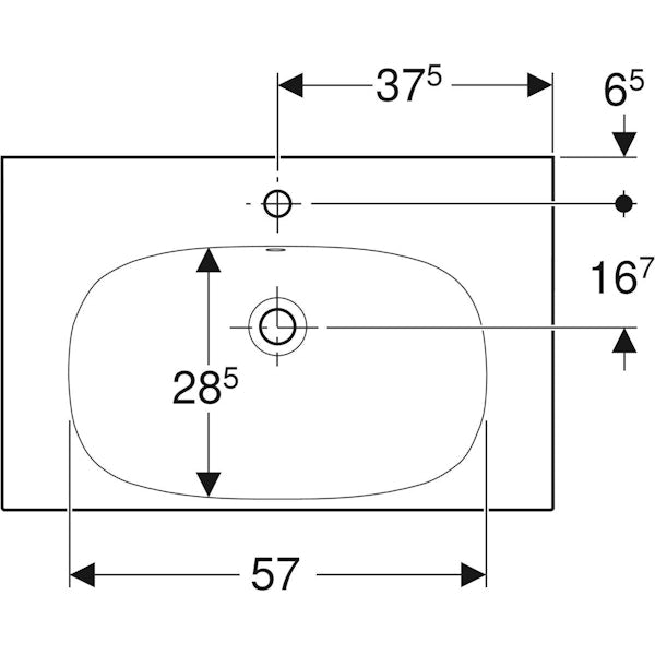 PESUALLAS ACANTO COMPACT 750x168mm