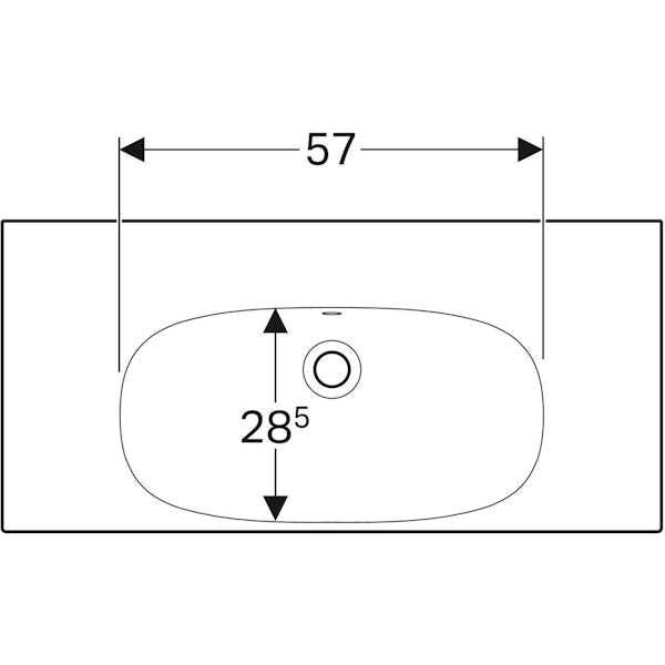 PESUALLAS ACANTO COMPACT 900x422mm