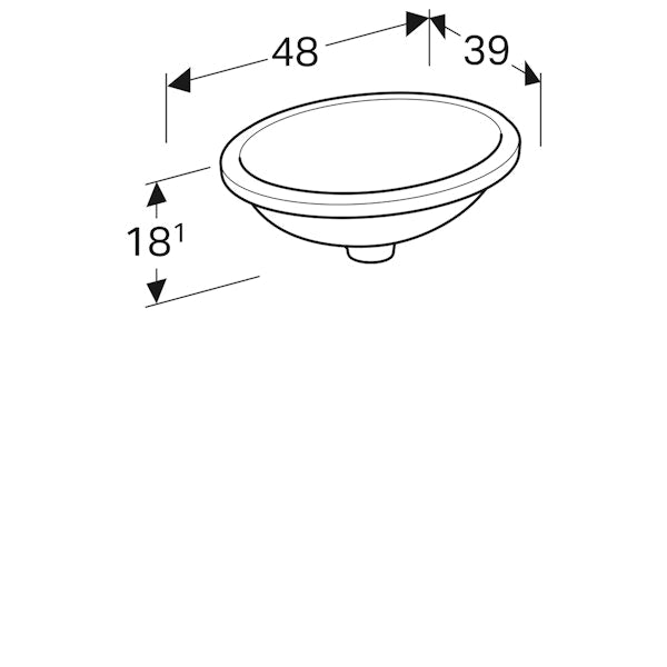 PESUALLAS TASON ALLE GEBERIT 500.750.00.2 VARIFORM KERATECT (5618634)