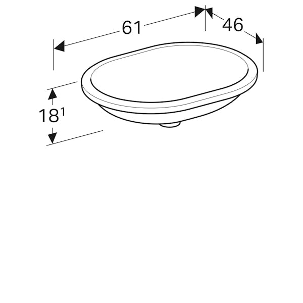 PESUALLAS TASON ALLE GEBERIT 500.758.00.2 VARIFORM KERATECT