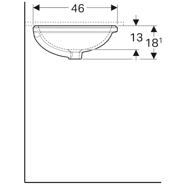 PESUALLAS TASON ALLE GEBERIT 500.758.00.2 VARIFORM KERATECT