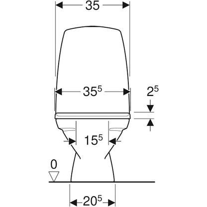 WC-ISTUIN IDO 501.678.00.2 LASTEN WC 2-T