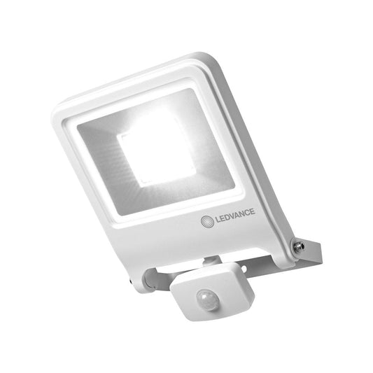 50W LED-valonheitin IP44 LEDVANCE FLOOD SENSOR 3000K, liiketunnistimella