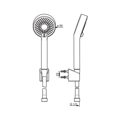 KÄSISUIHKUSETTI ORAS 534 APOLLO 95 mm 3-T (6510167)