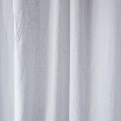 Pimentävä pellavaverho (tankoon) - Valkoinen - 2 kpl Setti - Linen Tales