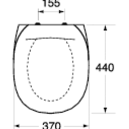 WC-ISTUINKANSI GUSTAVSBERG NORDIC 390 VALKOINEN