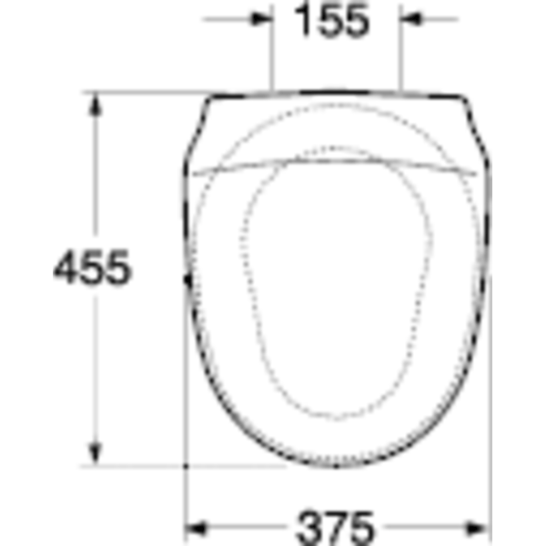 WC-ISTUINKANSI GUSTAVSBERG NORDIC 2300 VALKOINEN