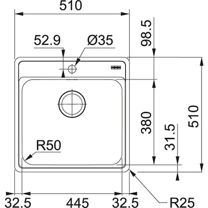 KEITTIÖALLAS RST FRANKE BELL BCX 610-45TL