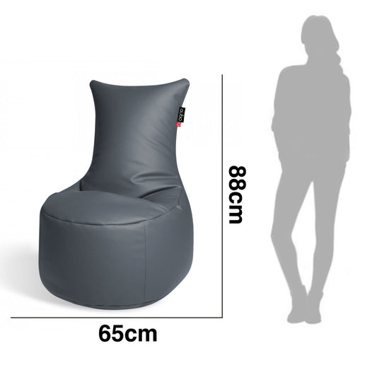 Säkkituoli Qubo™ Muff Papaya SOFT FIT