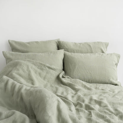 Pellava pussilakanasetti - Sage (Parivuode) - Linen Tales