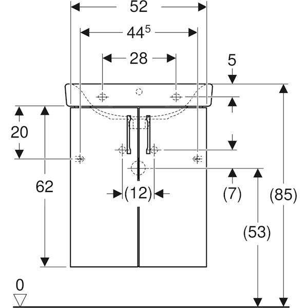 ALLASKAAPPIPAKETTI IDO GLOW 560x440x696mm VALKOINEN