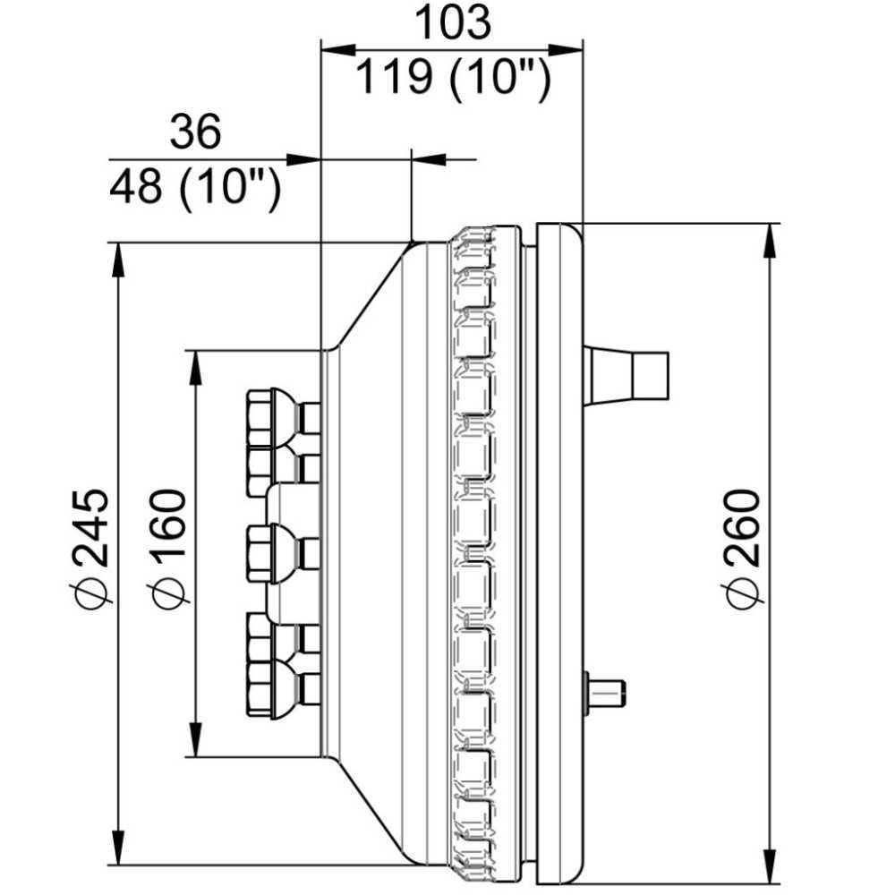 Jarrurumpu WAP 234 RS 5x112 1500 kg