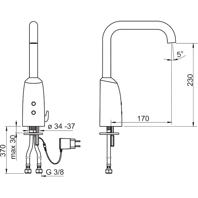 PESUALLASHANA ORAS 6335FTZ ELECTRA, 9 V, 12 V, BT (6110323)