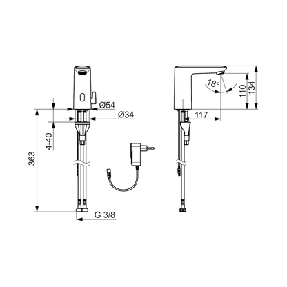 PESUALLASHANA ORAS 9200FTZ ELECTRA 230 V, 9 V BT (6110415)