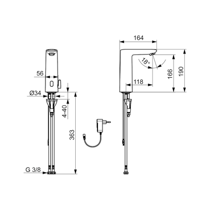 PESUALLASHANA ORAS 9310FTZ ELECTRA 230 V, 9 V BT (6110444)