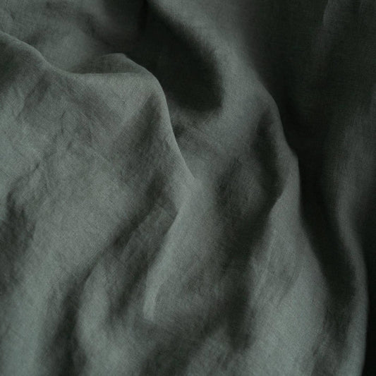 Pellavalakana Kivipesty Forest Green (230x270 cm) - Linen Tales