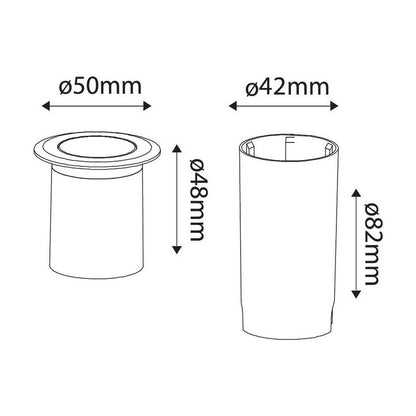 Terassivalaisin PRIMA SPOT, 2W High Power 24V DC himmennettävä