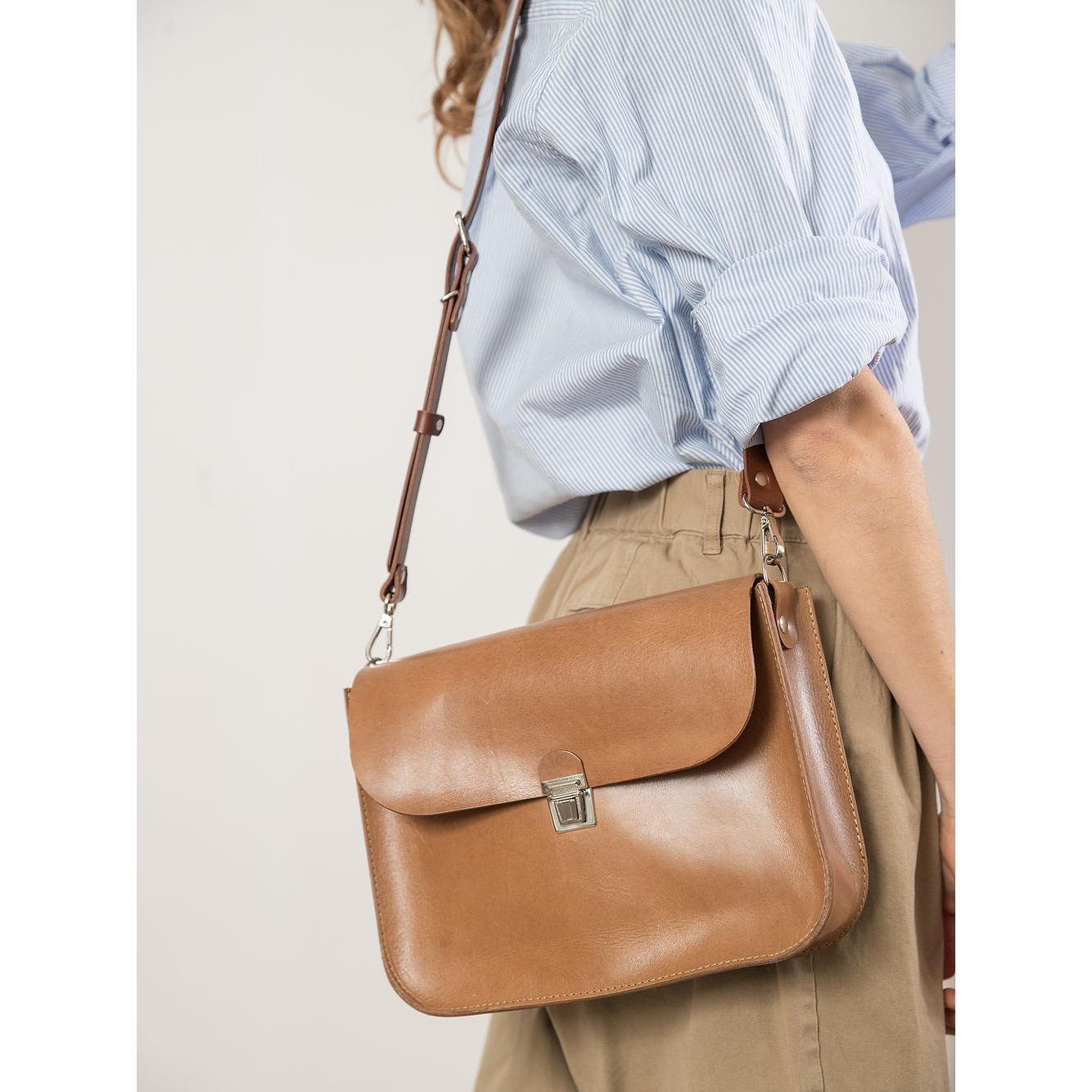 ASTORIA handbag - Camel Brown