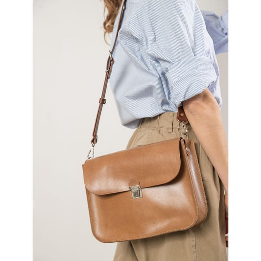 ASTORIA handbag - Camel Brown