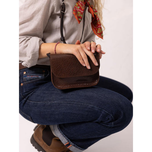 RUBY Purse - Brown Marble