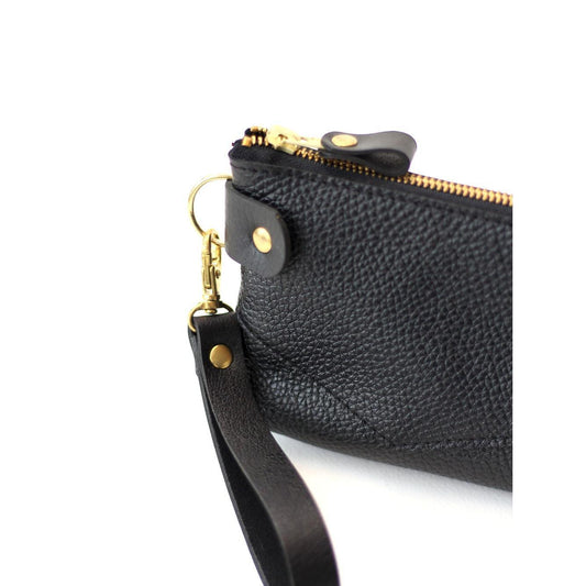 POUCH Wallet - Black with Golden details