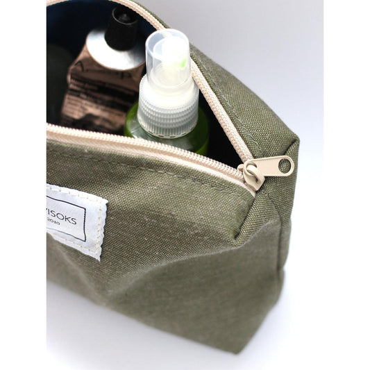 LORNA Makeup Bag - Army Green