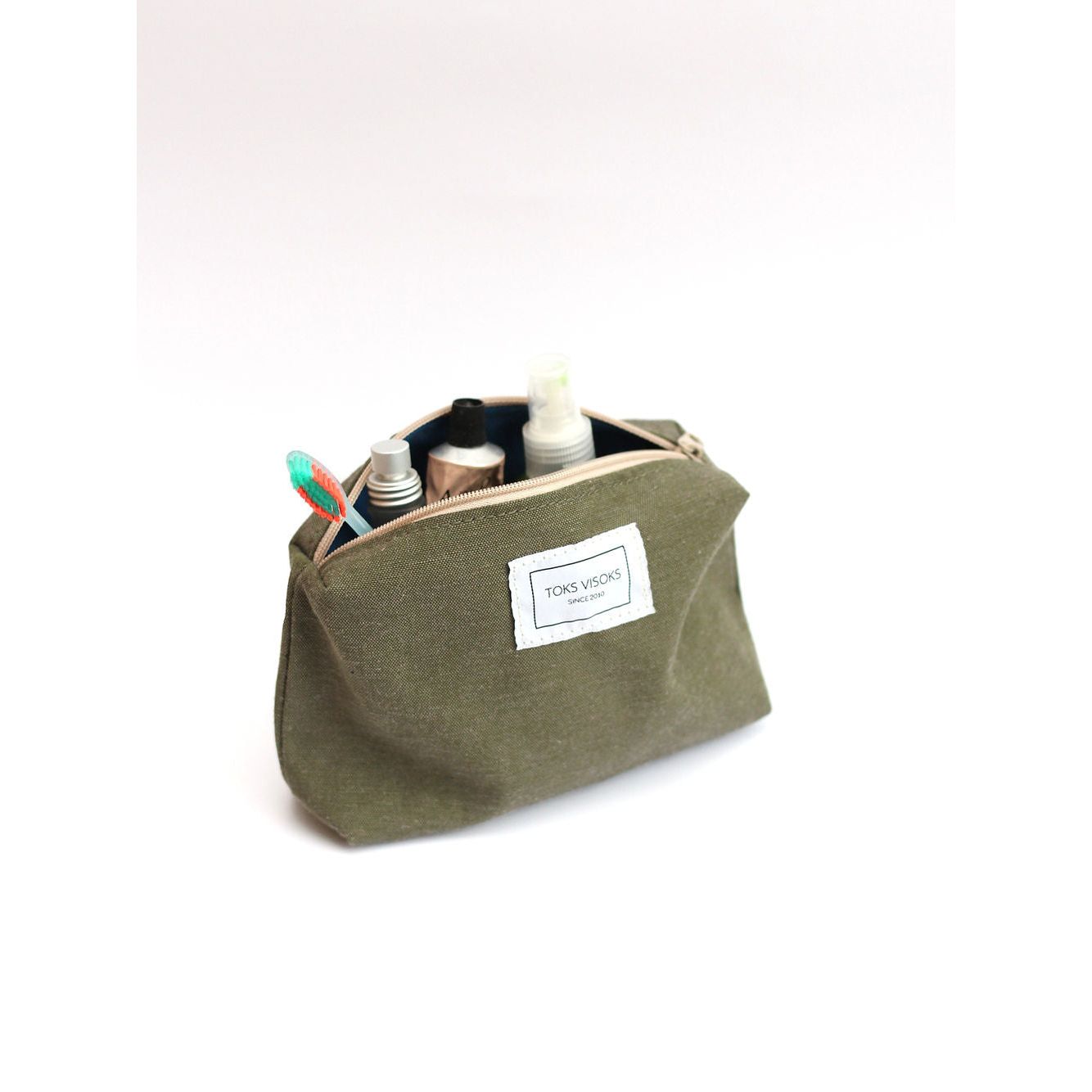 LORNA Makeup Bag - Army Green