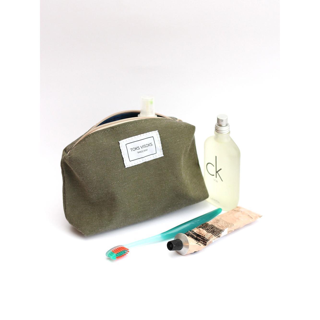 LORNA Makeup Bag - Army Green