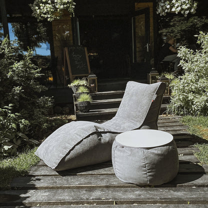 Säkkituoli Qubo™ Lounger Plum SOFT FIT