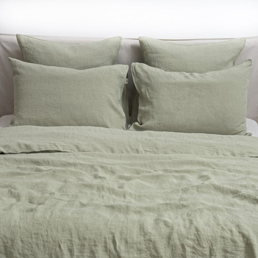 Pellava pussilakanasetti - Sage (Parivuode) - Linen Tales