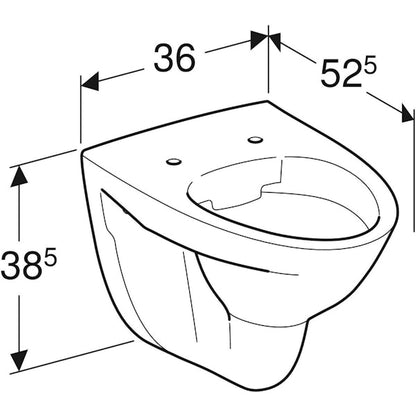 WC-ISTUIN SEINÄ EI KANTTA IDO 7816501101 GLOW