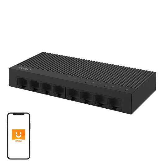 8-port 100 Mb/s LAN Switch IMOU SF108C - Kotikauppa