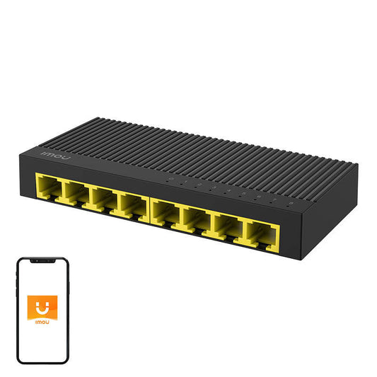 8-port LAN Switch IMOU SG108C - Kotikauppa
