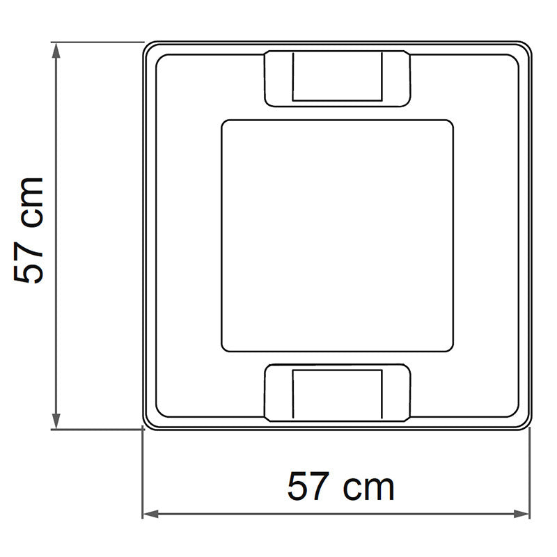 Kattoluukku 500x500 mm